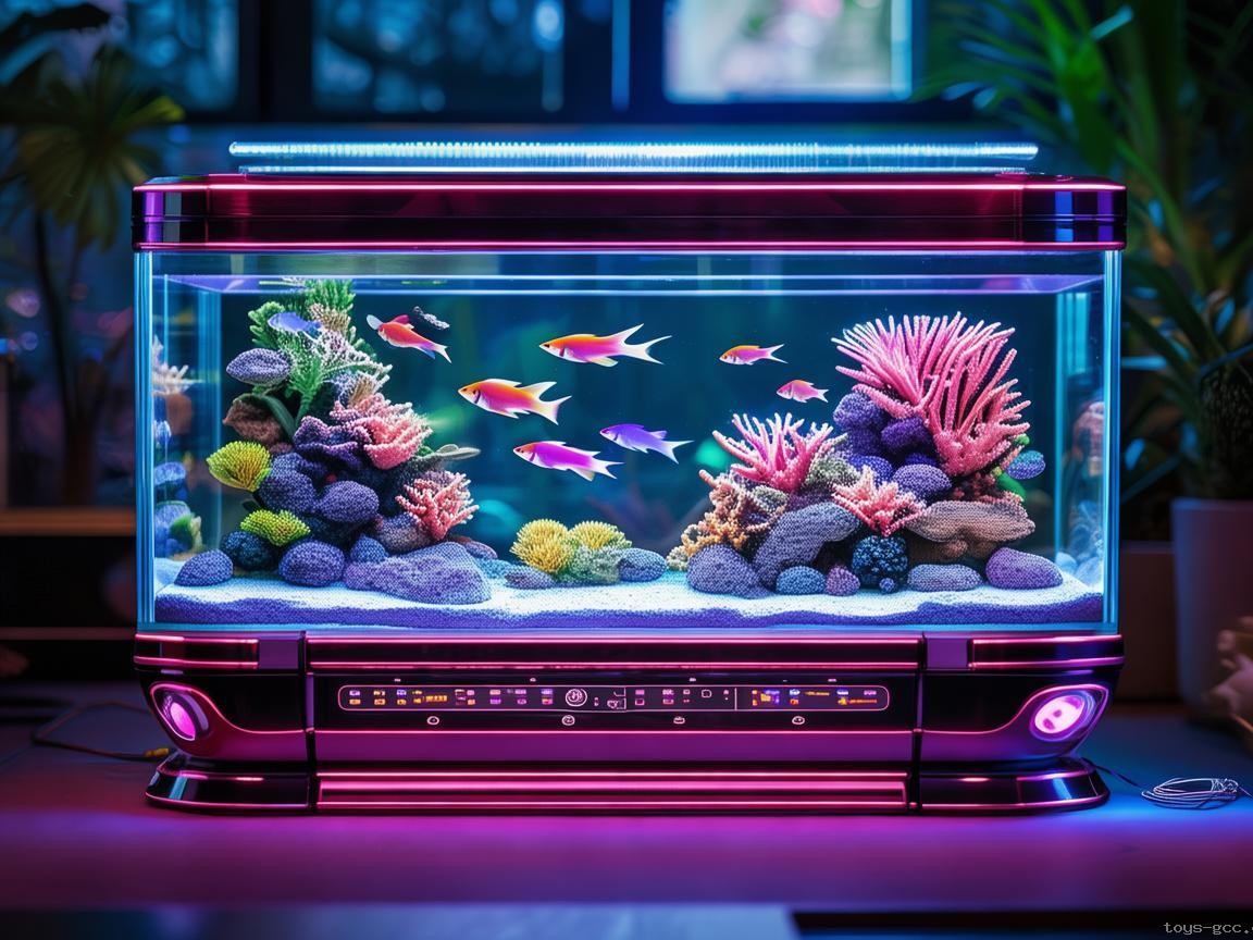 手工耿赛博养鱼神器，打造智能水族新体验🐟✨